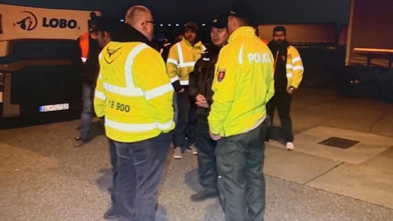 Protesta dei camionisti slovacchi