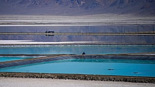 Piscinas de litio en Nevada