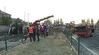 The crash occurred in the eastern Agri province near Turkey's border with Armenia and Iran.
