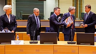 Reunión de los ministros de Economía y Finanzas de la zona euro