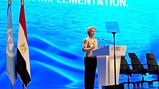 Η Ούρσουλα Φον Ντερ Λάιεν στην COP27