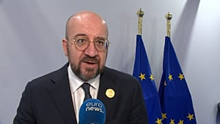 Charles Michel, président du Conseil européen, interviewé lors de la COP27 à Sharm el-Sheikh