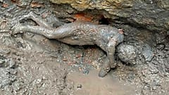 Die Bronzestatuen konnten durch das heiße Wasser und den Schlamm viele Jahrhunderte überdauern.