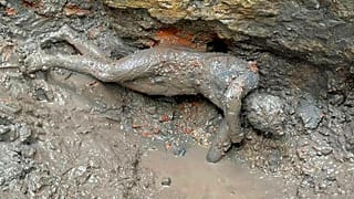 Die Bronzestatuen konnten durch das heiße Wasser und den Schlamm viele Jahrhunderte überdauern.