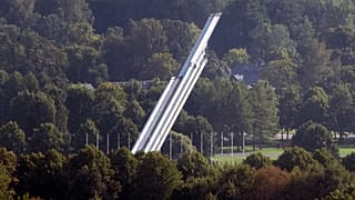 A massive obelisk commemorating the Soviet army's victory over the Nazis was torn down in Riga