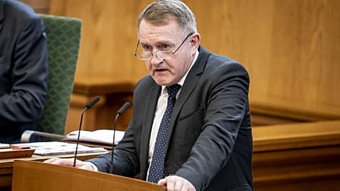 Jenis av Rana is pictured during a Foreign Ministers' meeting at the Nordic Council's session in 2021.