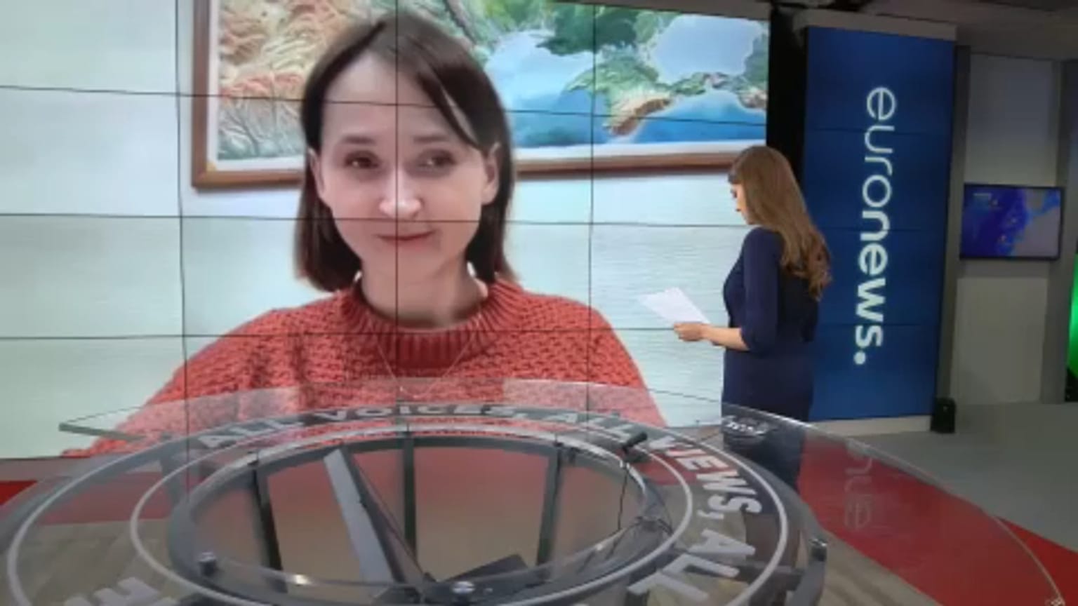 La viceministra de Infraestructuras de Ucrania, Oleksandra Azarkhina.