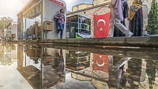 محطة حافلات في تركيا
