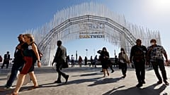 Participants attend the COP27 climate summit in Egypt's Red Sea resort of Sharm El Sheikh.