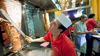 Döner Kebab, Beispielbild aus einem Imbiss in Berlin