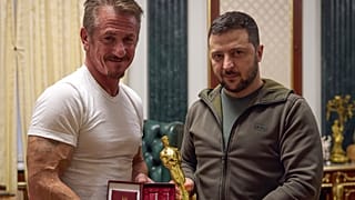 Шон Пенн и Владимир Зеленский