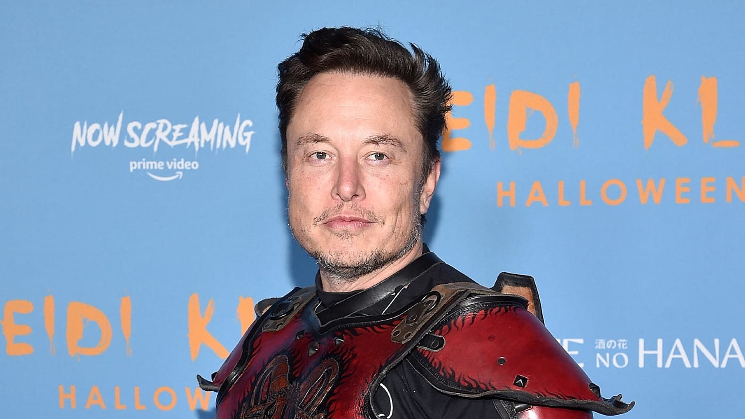 Elon Musk attending Heidi Klum's 21st annual Halloween party in New York City on Oct. 31, 2022. 