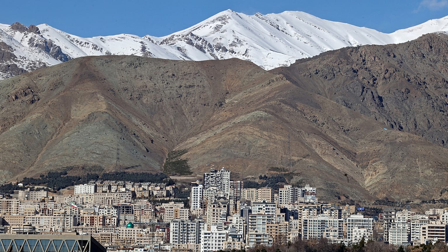 منظر عام للعاصمة الإيرانية طهران، 22, ديسمبر، 2021.