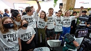 #FreeAlaa. (Sharm el-Sheik, 9.11.2022)