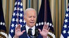 Joe Biden a Fehér Házban mond beszédet helyi idő szerint szerda délután