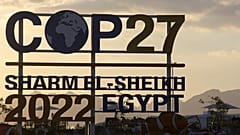 Логотип 27-й Конференции участников рамочного соглашения ООН по изменениям климата