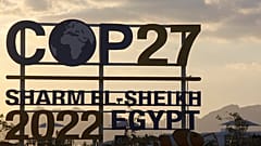 Sonnenuntergang am COP27-Konferenzort Sharm el Sheikh