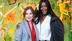Die Schauspielerin Isabelle Huppert und das Model Naomi Campbell eröffneten die Ausstellung.