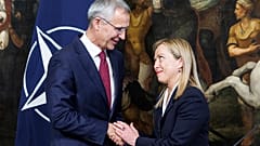 Prime Minister Giorgia Meloni meets NATO Secretary General Jens Stoltenberg, in Rome, 10 November 2022