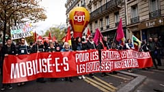 Manifestation à l'appel de la CGT à Paris, France le 10/11/2022