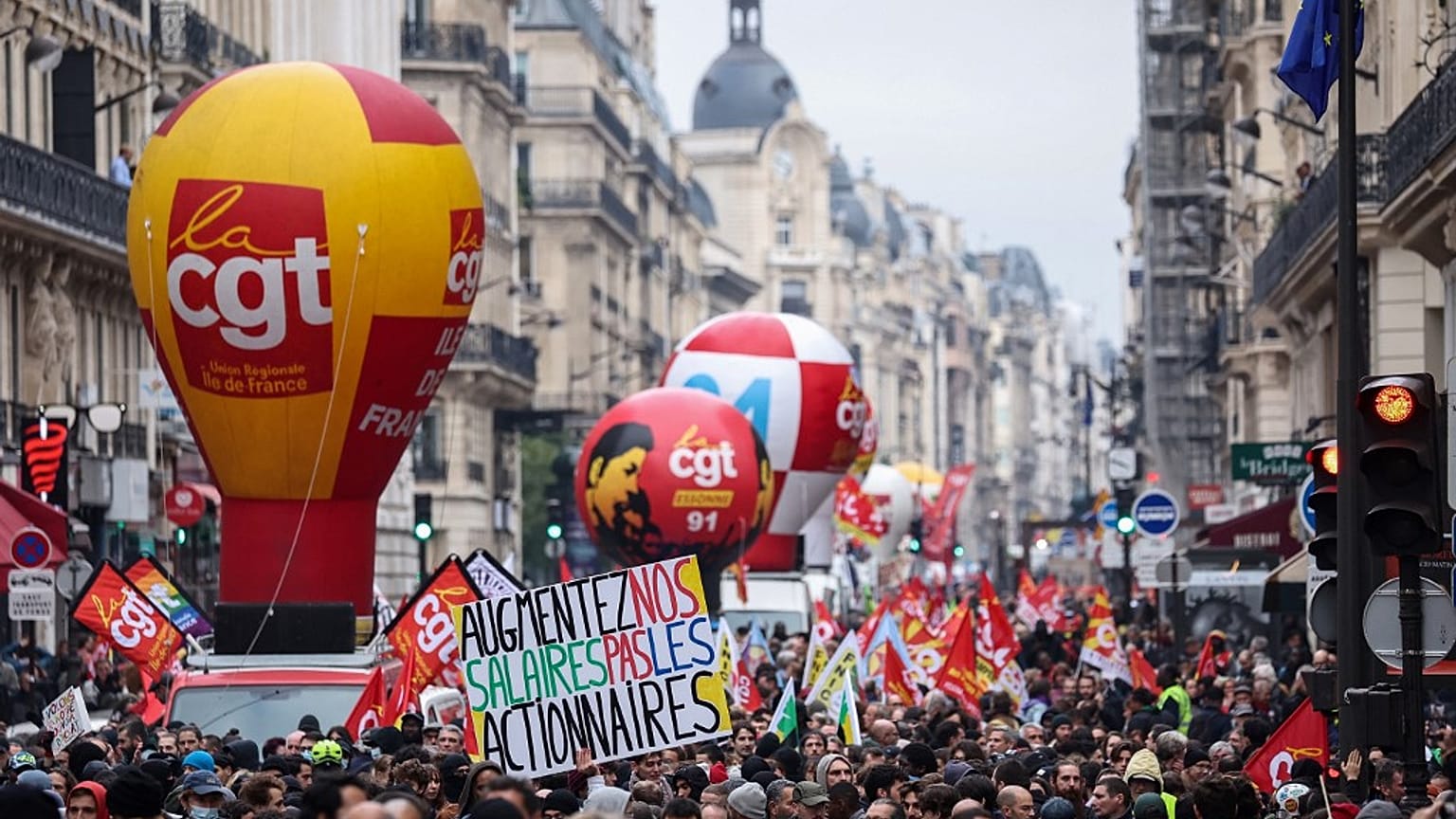 Greve nos transportes públicos de Paris
