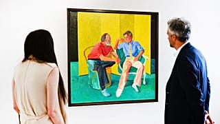 تابلوی The Conversation اثر دیوید هاکنی