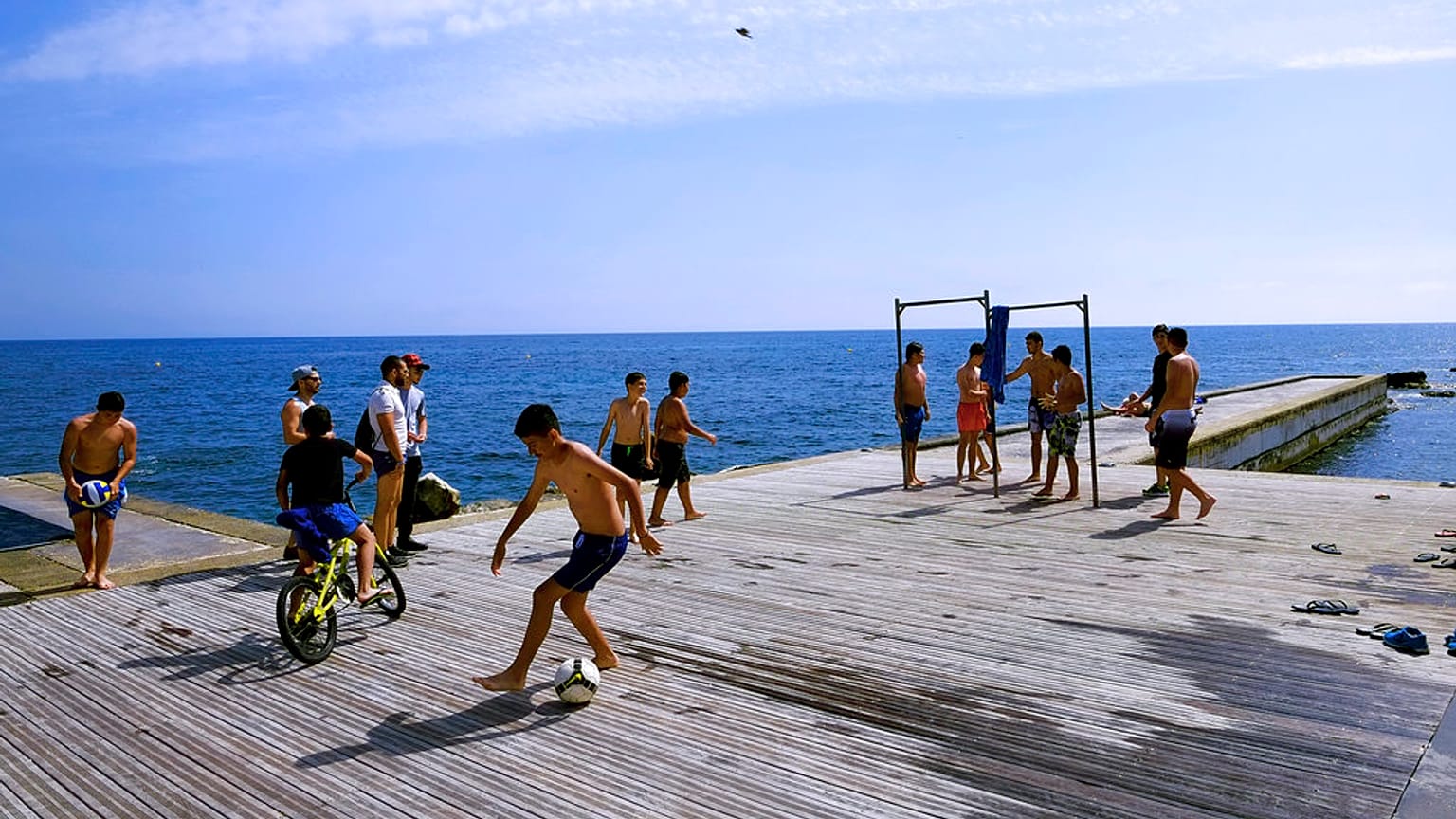 Παραλία στην πόλη της Πάφου στην Κύπρο
