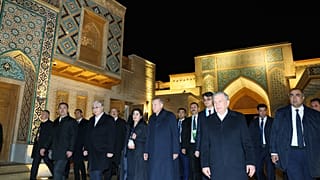 Türk Devletleri Teşkilatı liderleri Semerkant'ta