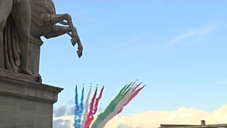 Pattuglie acrobatiche su Roma