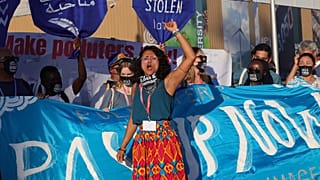 Manifestation dans le cadre de la COP27, Egypte, Charm el-Cheikh, le 11 novembre 2022