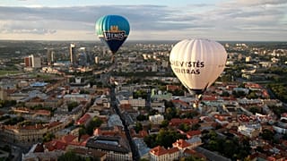 Lithuania is one of the only capital cities in the world where hot air ballooning is permitted. 