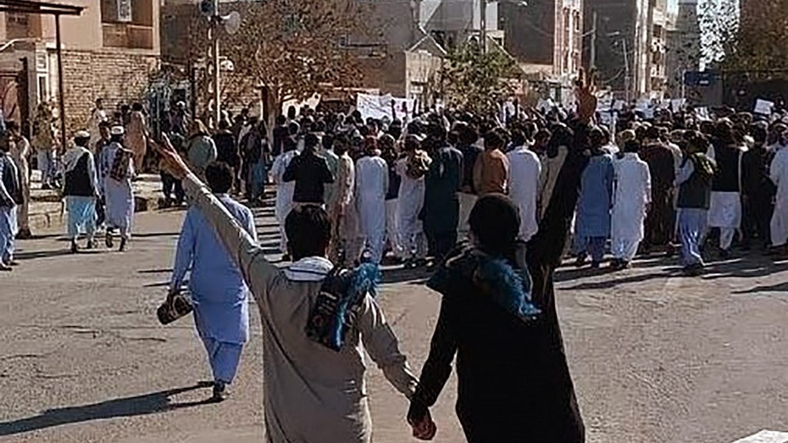 Zahidan'da protestolar