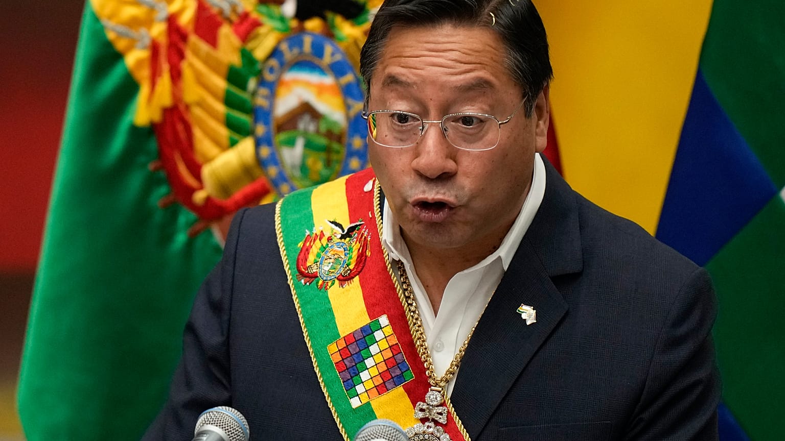 El presidente de Bolivia, Luis Arce.