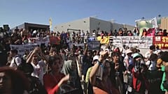 Fue la mayor protesta que tuvo lugar en la conferencia sobre el clima COP27 de este año.