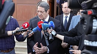 Ο Νίκος Αναστασιάδης σε δηλώσεις στον Τύπο