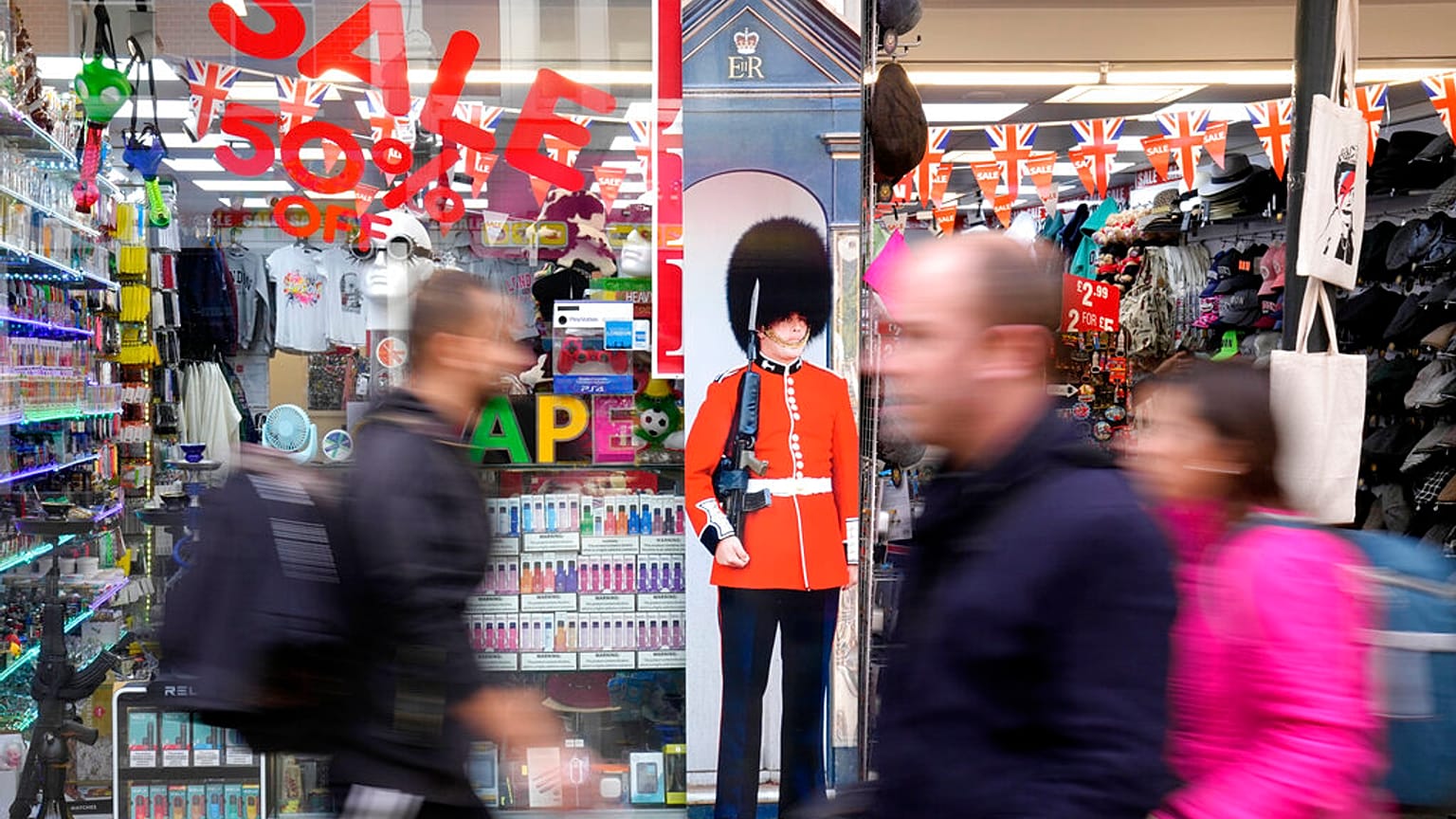 İngiltere'nin başkenti Londra'daki Oxford Caddesi