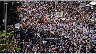 مظاهر ة حاشدة في مدريد للدفاع عن النظام الصحي في العاصمة