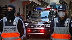 أفراد من القوات الخاصة المغربية بمدينة طنجة شمال المملكة