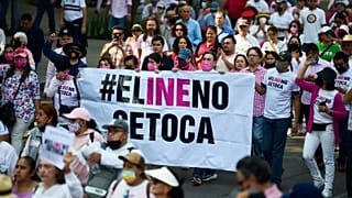 Protesto na Cidade do México