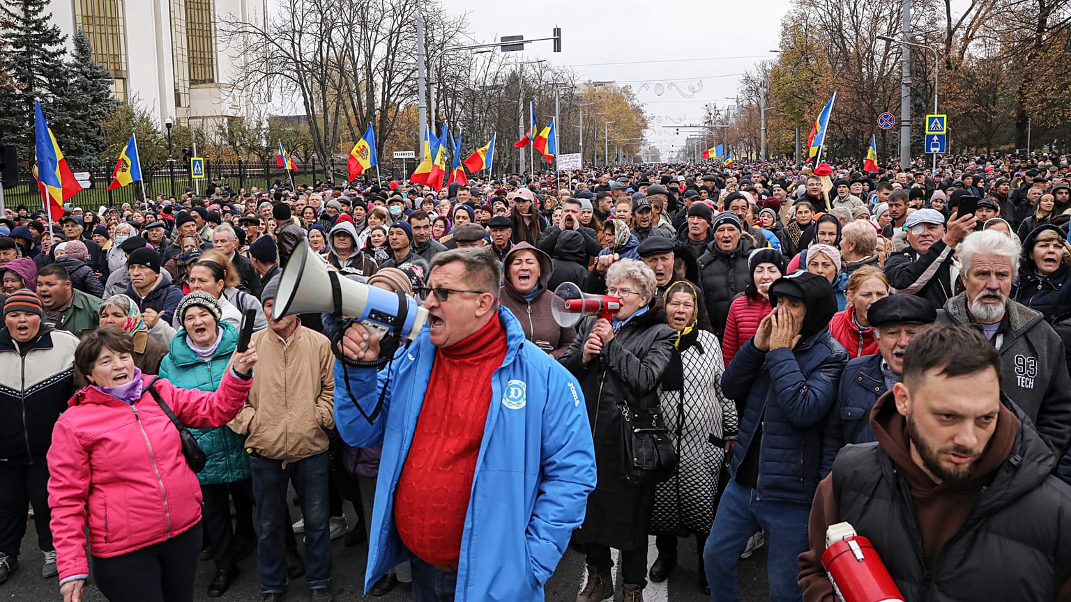 Антиправительственные протесты в Кишиневе