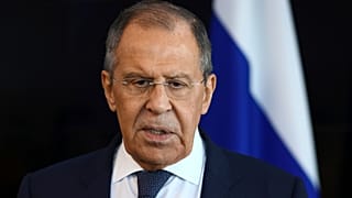 FILE - In this photo released by Russian Foreign Ministry Press Service, Foreign Minister Sergey Lavrov speaks to Russian journalists at ASEAN summit in Phnom Penh, Cambodia,