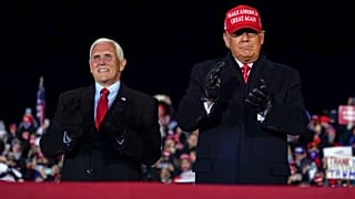 Eski ABD Başkan Yardımcısı Mike Pence ve eski ABD Başkanı Donald Trump