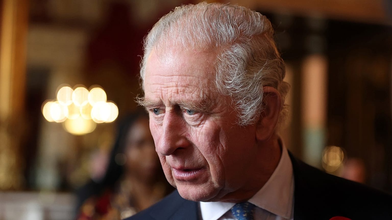 III. Károly a Buckingham Palotában 2022. november 2-án
