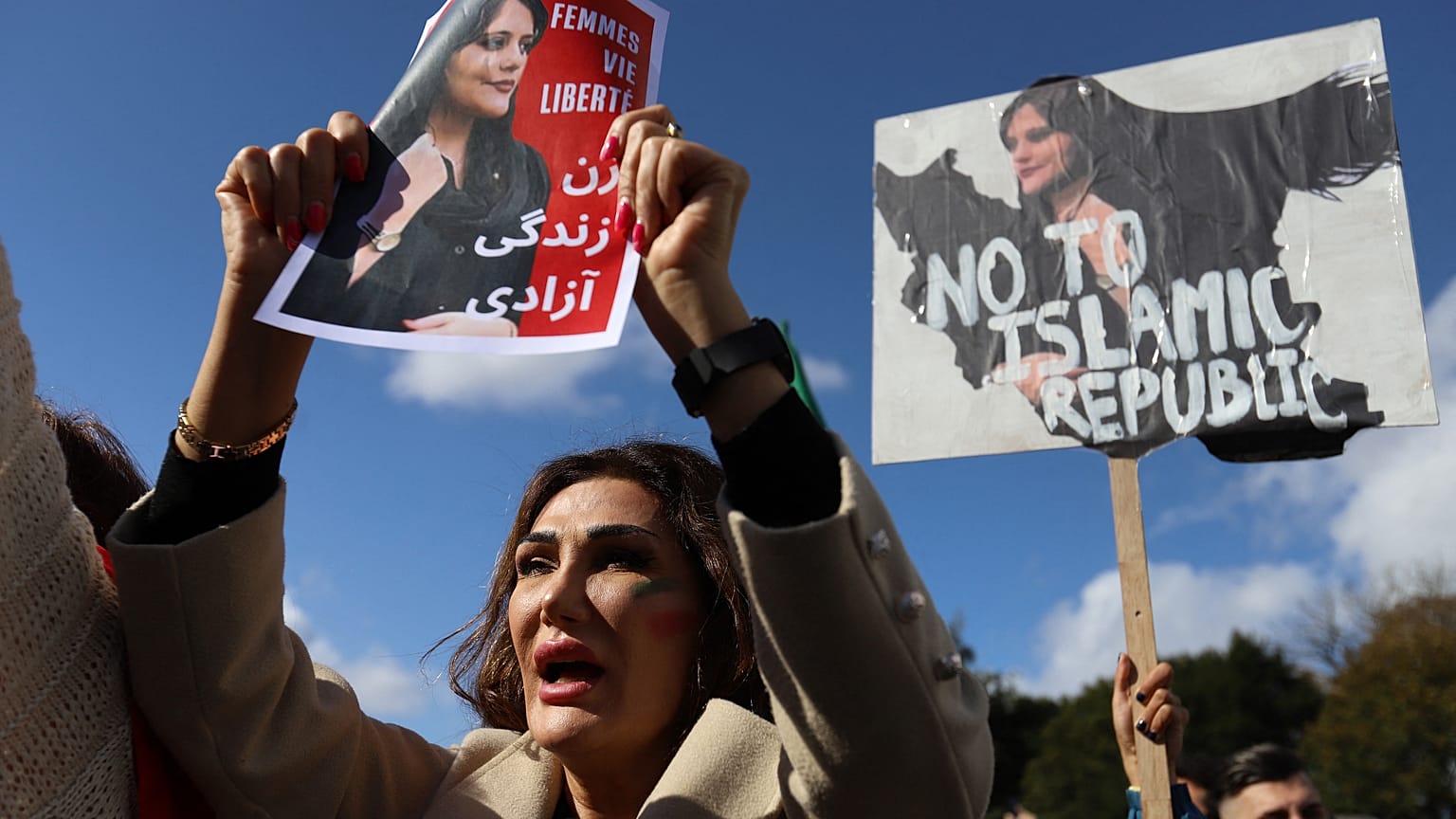 Manifestation organisée à Bruxelles en soutien au peuple iranien - 01.10.2022