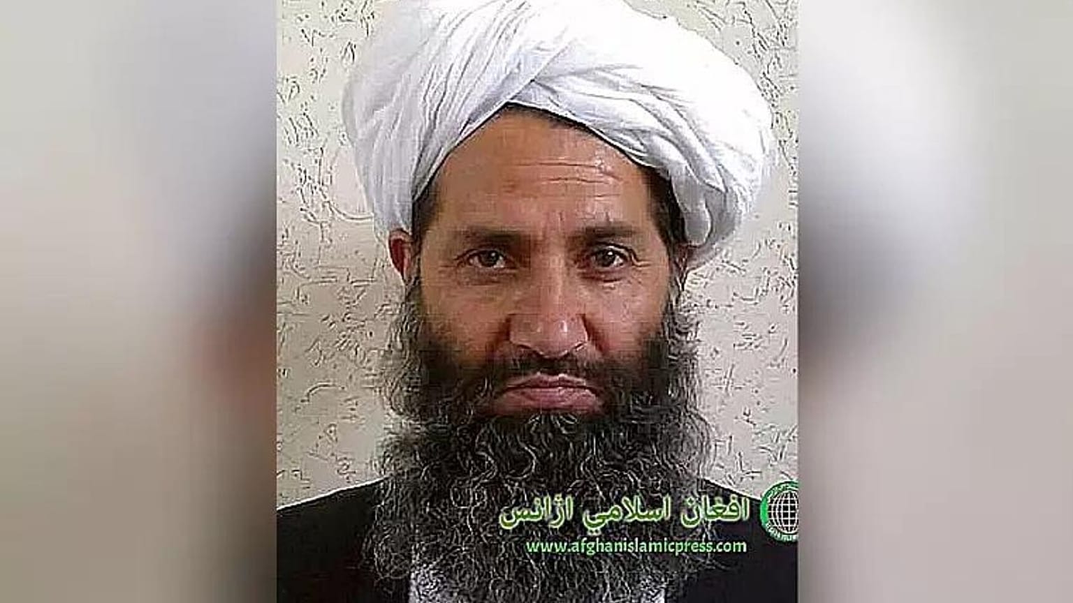 تنها عکس منتشرشده از هبت‌ الله آخندزاده، رهبر طالبان