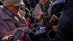 Telefontöltő állomás Herszonban