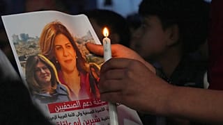 Il volto di Shireen Abu Aklen tra i più noti della tv Al Jazeera