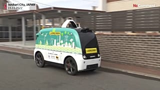 Autonomes Lieferfahrzeug in Japan
