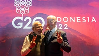 US-Präsident Joe Biden mit dem indischen Premierminister Narendra Modi auf dem G20-Gipfel