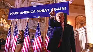 Donald Trump se lance à nouveau dans la course à la Maison Blanche : il l'a annoncé ce mardi soir en Floride (USA) - 15/11/2022